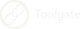 Toolgate company logo white